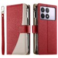 thumbnail image 1 of Funda cartera GANGXUN para Xiaomi Poco F6 Pro 5G , cuero PU con tarjetero, cremallera, correa de mano, soporte y protección 905°, 1 of 6