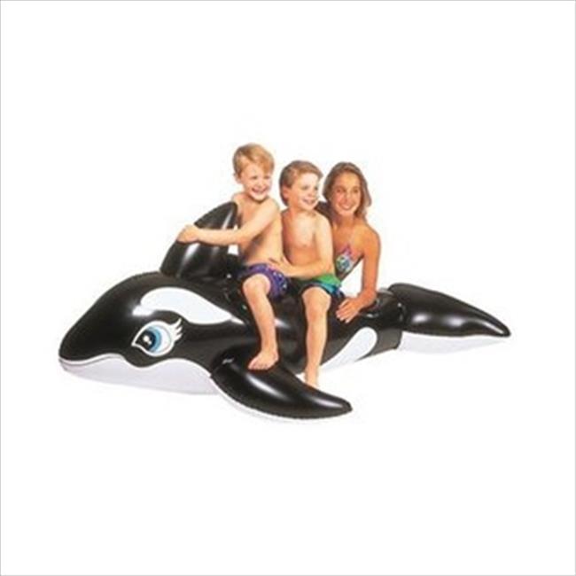 Intex Lil' Whale Schwimm-Reittier Für Kinder Ab 3 Jahren – Süßer Wal Mit Griffen Für Den Pool
