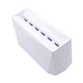 thumbnail image 4 of Estante de almacenamiento para pinzas de pestañas, accesorios de herramientas de 6 agujeros para recoger y organizar suministros, duradero, fácil de Blanco Sunnimix soporte para pinzas de pestañas, 4 of 8