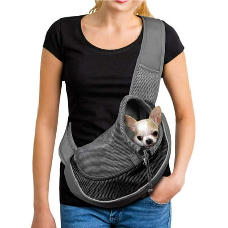 Portable Carrying Bag  Dog Shoulder Bag  Breathable Mesh  Dog And Cat/Dog Shoulder Straps  Pet Sling Adjustable Carrying Bag  Small Pet Travel Bag  Dog  S