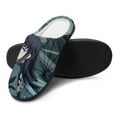 thumbnail image 4 of Demon Slayer Tokito Muichiro Women's Cotton Home Shoes, Trendy Printed Slippers Thick Plush Warm House Slippers 11-12(42-43), 4 of 8