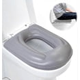 thumbnail image 1 of unique Inflatable Toilet Seat Cushion With Suction Cups height Adjustable Inflatable Toilet Seat For Adults seniors elderly Disabled tailbone Pain Rel, 1 of 5