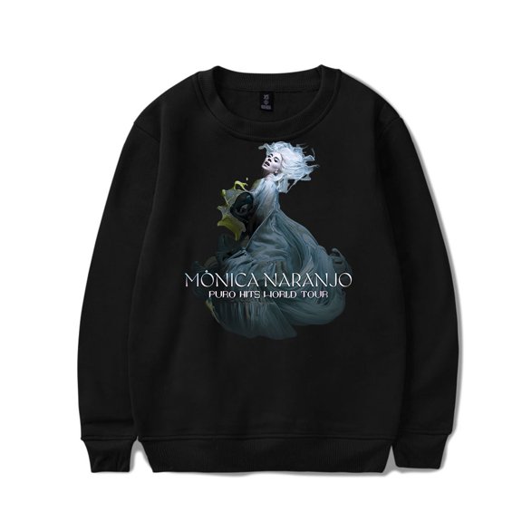 Monica Naranjo Puro Hits World Tour Crewneck Sweatshirt 2024 New Unisex Fashion Long Sleeve