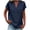 Navy, variant on Dxzfnsa Womens Linen Shirts Short Sleeve Button Down Shirts Casual Vacation Beach Summer Tops Cowgirl Western Concert Outfits S-2XL