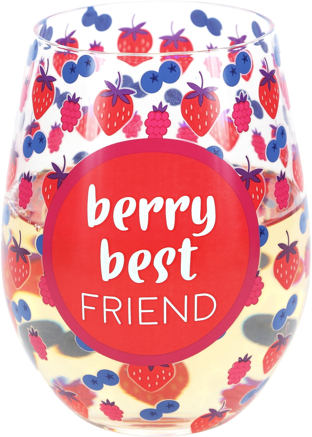 Best Friend - 18 oz Stemless Wine Glass
