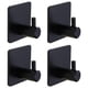 thumbnail image 1 of Ganchos de pared para toallas, de aluminio, para albornoces, para puerta de baño y hogar. Estilo negro 1, 1 of 9