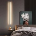 thumbnail image 3 of Lámpara de pared de una palabra, moderna, simple, de dos caras, luminosa, para dormitorio, sala de estar, pared de fondo, pasillo, escalera, lámpara de línea, 3 of 3