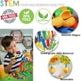 thumbnail image 5 of 170 Pcs STEM Building Toys for Kids Ages 4-8, Building Blocks Educational Construction Engineering Building Kit for Age 3 4 5 6 7 8 9 Year Old Creative Kids Games, Christmas Birthday Gifts Boys Girls, 5 of 5