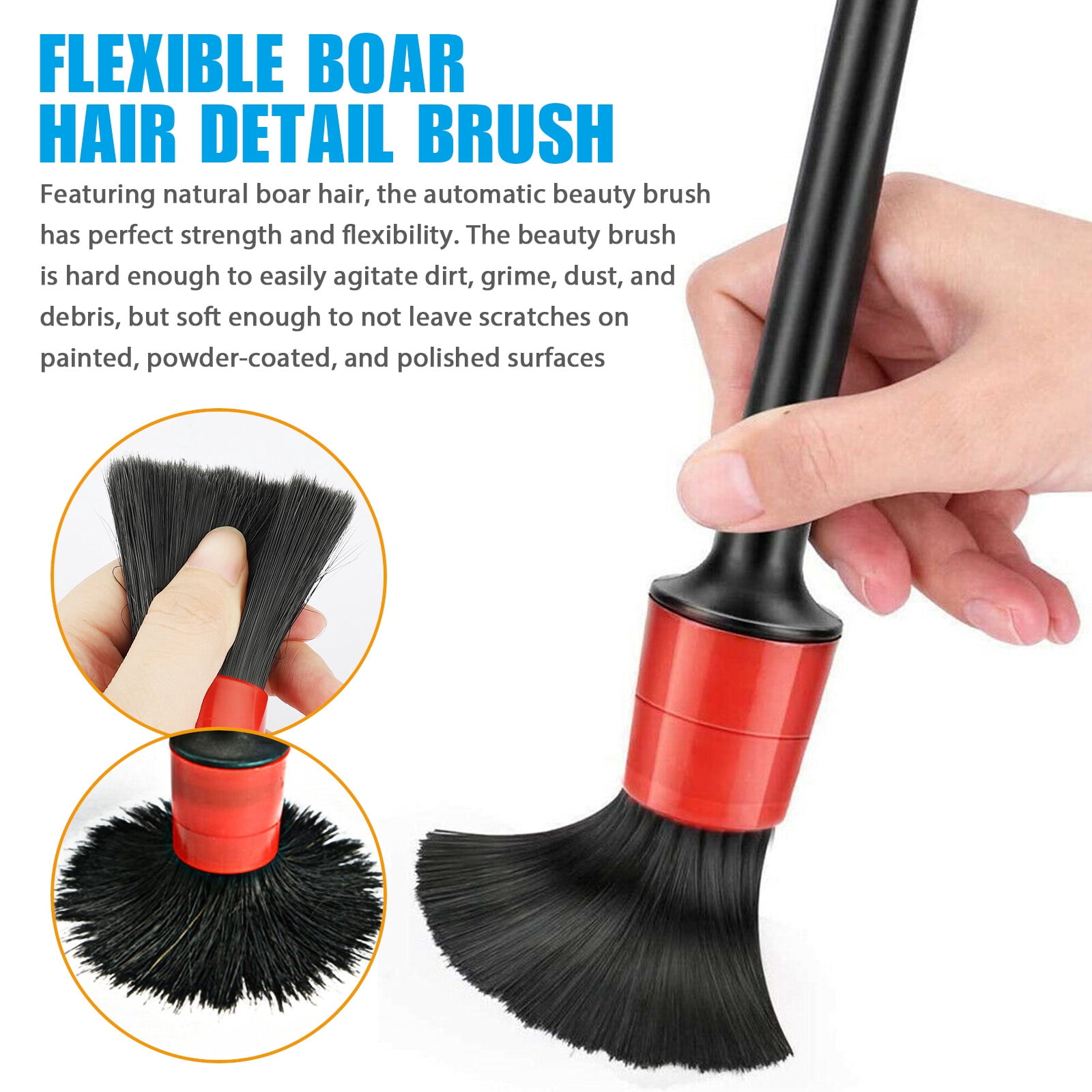 EIMELI 13PCS Car Detailing Cleaning Kit Engine Auto Detailing Brush Wash for Wheel Clean Set