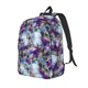 thumbnail image 1 of Balery Purple Marble Texture Mochila Clásica Impresa Básica para Viaje, Mochila Escolar Resistente al Agua, Mochila de Lona con Correas Ajustables-Small, 1 of 5