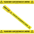 thumbnail image 4 of VONKY PVC Warning Sticker Tape Supermarket Mall Bank Floor Warning Decal Tape Ground Alert Sticker, 4 of 5