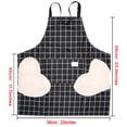 thumbnail image 5 of LELINTA Adjustable Neck Bib Aprons, 1/ 2/ 6/ 8 /10 Piece Pack, Chef Cooking Apron, Big Pocket, for Home, Commercial, Restaurant Kitchen, Black/ Red, 5 of 8