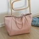 thumbnail image 5 of Bolso HOXIS Oversize de piel sintética para mujer, color rosa, 5 of 7