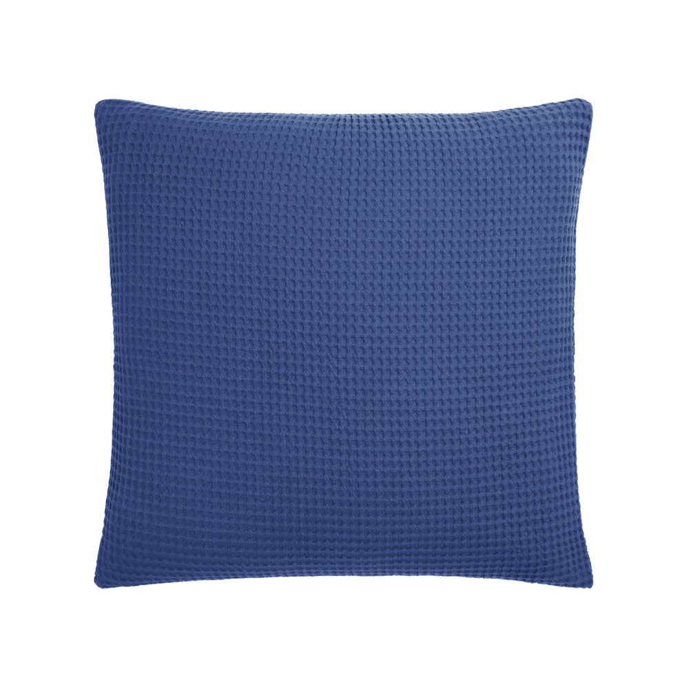 Gap Home Washed Waffle Decorative Square Throw Pillow Blue 18" x 18
