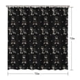 thumbnail image 5 of Schnauzer Dog Shower Curtain 72"x72" ,Bathroom Decorative Shower Curtains Set with 12 Hooks,Modern Waterproof Washable Shower Curtain, 5 of 6
