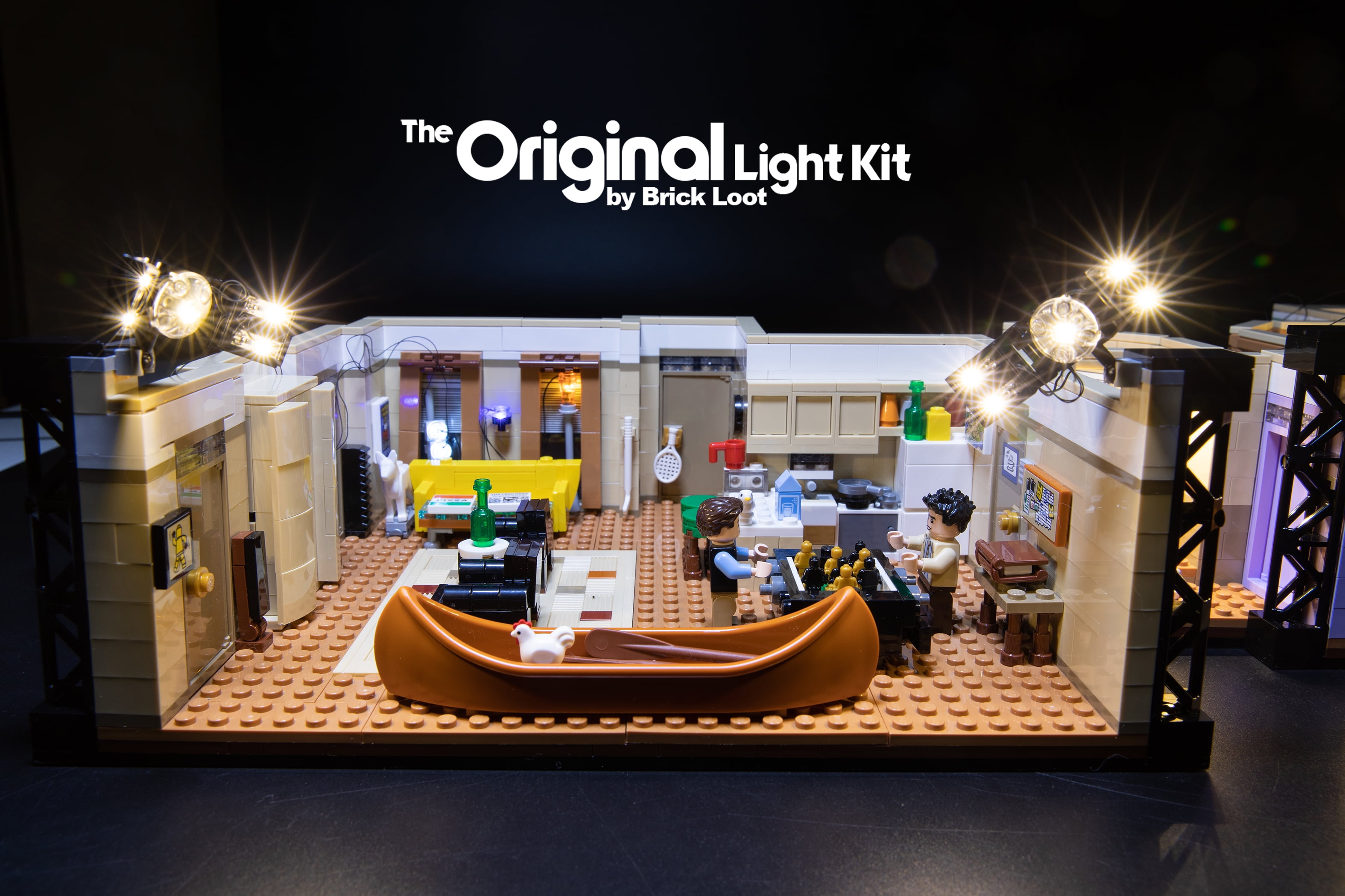 Brick Loot Original LED Light Kit for the LEGO® The Friends Apartments 10292 LEGO set not
