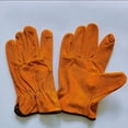 thumbnail image 4 of Apuakthei Guantes de Conductor de Cuero Cortos de Cuero Completo para Conductor Soldadura eléctrica Corta sin Forro Verano Transpirable, 4 of 5