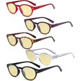 thumbnail image 1 of wonima44 Eyekepper 4-Pack Retro Key Hole Oval Round Spring-Hinges Reading Glasses, 1 of 1