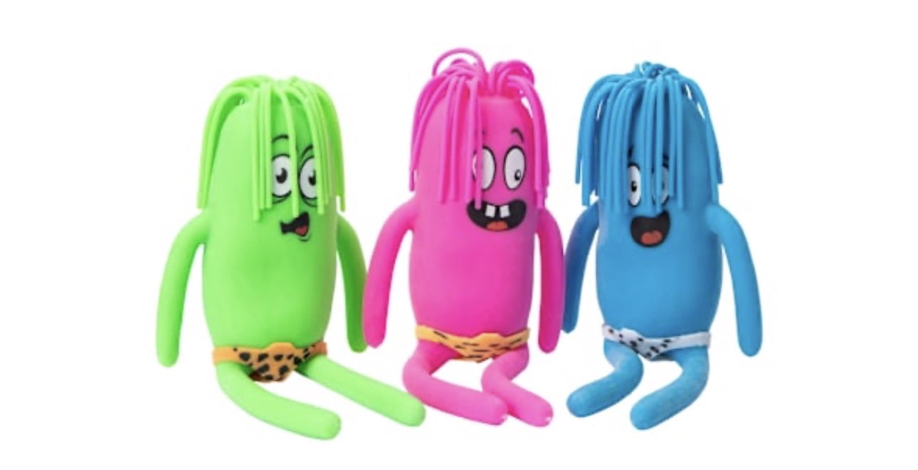 Wedgie man squish stress relief massage ball- ONE COLOR RANDOM