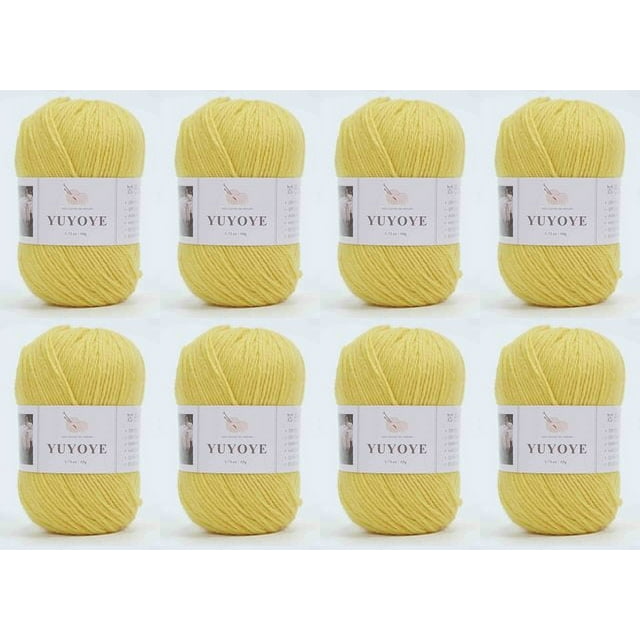 Fil de Laine Mérinos 100 % à 4 Brins, 50 g
