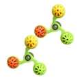 thumbnail image 1 of Hioecau 2Pcs Parrot Spinner Rattle Toys Interactive Rattle Ball Wheel Parakeet Toy Bird Cage Toys for Budgies Conures Cockatiels Enrichment Chewing Exercise, 1 of 8