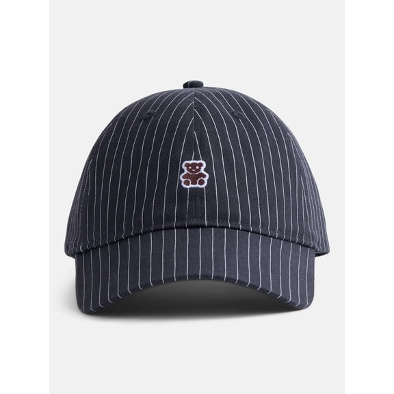 No Boundaries Fashion Baseball Hat, Gray, Teddy Bear
