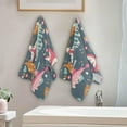 thumbnail image 4 of Dreamtimes Dinosaur Soft Hand Towels 2-Piece Absorbent Bath Towel Decorative Fingertip Towels for Bathroom Gym Spa Hotel Beach Swimming Pool,14.4" x 28.3", 4 of 7