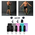 thumbnail image 4 of Bandas de resistencia Sharpla 5 tubos de fitness 2 de espuma 2 correas de tobillo, 4 of 8
