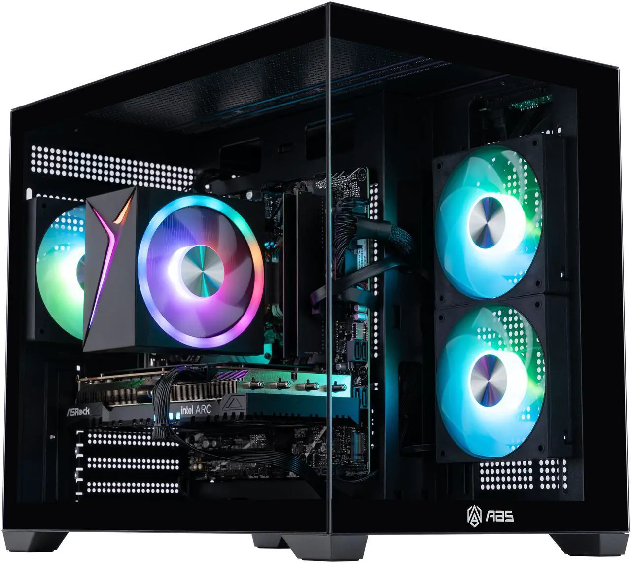 ABS Flux II Aqua Gaming PC - Windows 11 - Intel Core 5 120 - Arc A750 8GB - 16GB DDR4 3200 - 1TB M.2 SSD