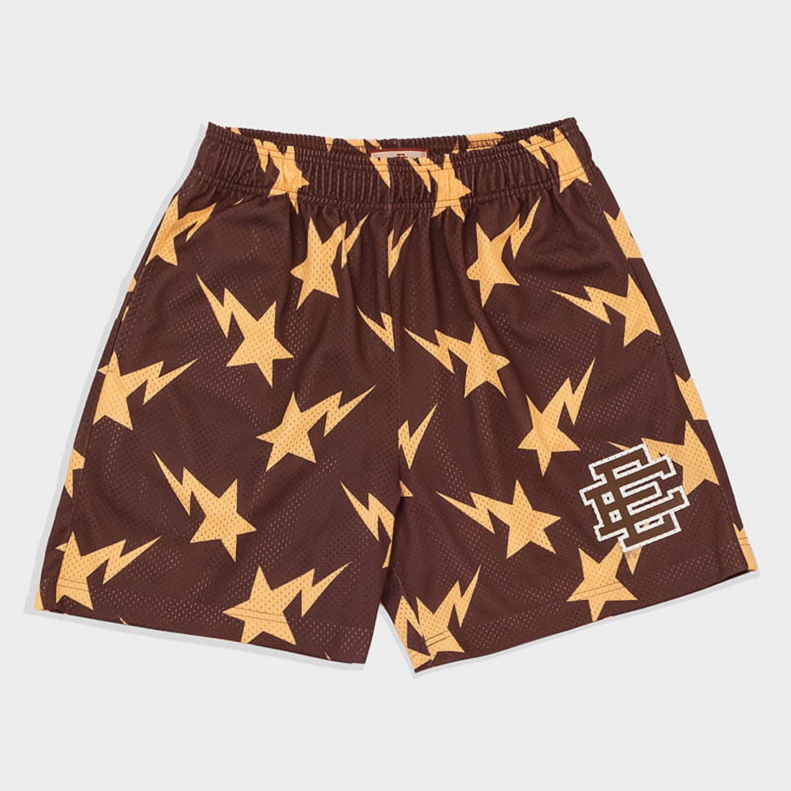 Eric Emanuel shorts エリックエマニュエル Eric Emanuel EE Basic Shorts, Pink Boro Patchwork, Size X