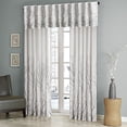 thumbnail image 3 of Andora Faux Silk Embroidered Window Valance White 50x18", 3 of 4