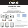thumbnail image 4 of Eclipse Cordless 100% Blackout Polyester Roller Window Shades, 27" x 72", 4 of 11