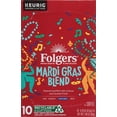 thumbnail image 2 of Folgers Mardi Gras Blend Medium-Dark Roast Coffee, Keurig K-Cup pods, 10 Count Box, 2 of 3