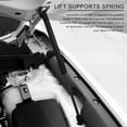 thumbnail image 3 of 2X Universal 400mm 300N Car Front Cover Bonnet Hood Rear Trunk Tailgate Boot Shock Lift Strut Support Bar Gas Spring,2x Support Shock Struts 2x Bolts 2x Brackets,Black, 3 of 5