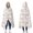White Boho Bohemia, variant on Wearable Blanket,White Boho Bohemia Rainbows Clouds Stars Pattern Hooded Wearable Flannel Blanket for Adults & Teens,Winter Poncho Shawl Wrap Cape Cozy Anti-Pill,50"x60"