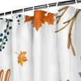 thumbnail image 3 of Hello Fall Farmhouse Pumpkins Eucalyptus Leaves Shower Curtain,Reusable Show Curtain with Hooks Vintage Polyester Fabric Bathroom Curtains for Bathroom Bathtub Autumn Holiday, 3 of 5