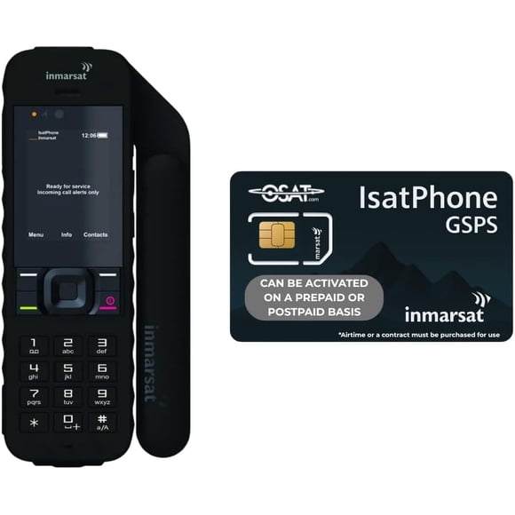 Inmarsat IsatPhone 2 Global Satellite Phone with Reliable Voice, Long Battery Life, GPS Tracking, Weather Resistant Design, Emergency Assistance Button