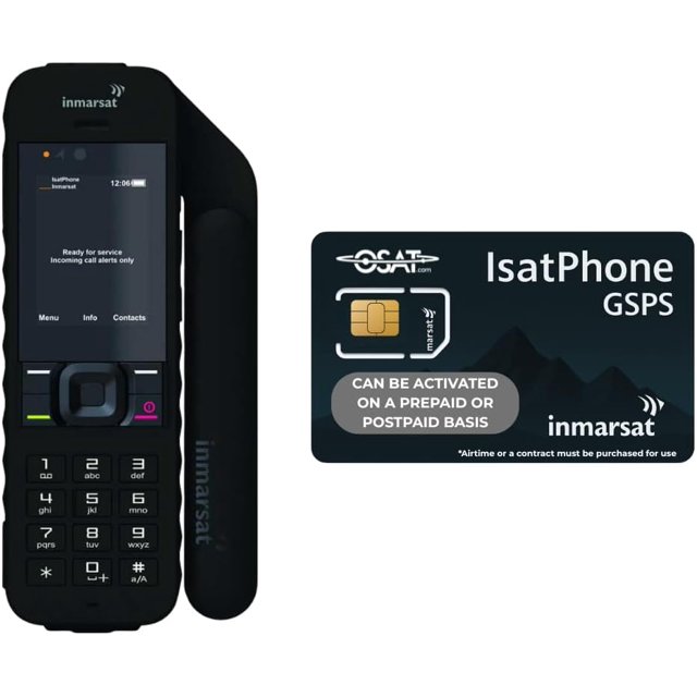 Inmarsat IsatPhone 2 Global Satellite Phone with Reliable Voice, Long Battery Life, GPS Tracking, Weather Resistant Design, Emergency Assistance Button