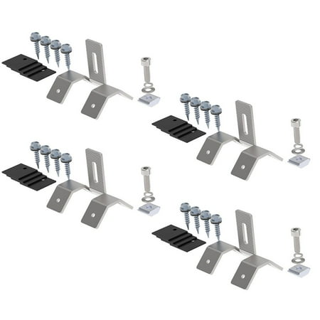 

Pv Roof Hook For Rail Mounting On Trapezoidal Sheet Trapezoidal Clamp 1/4Pcs 4pcs