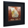 thumbnail image 3 of Trademark Fine Art 'Georgia Map' Canvas Art by Design Turnpike, White Matte, Black Frame, 3 of 6