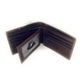 thumbnail image 2 of Western Genuine Woven Leather Longhorn Spur Cowhide Mens Bifold Short Wallet, 2 of 5