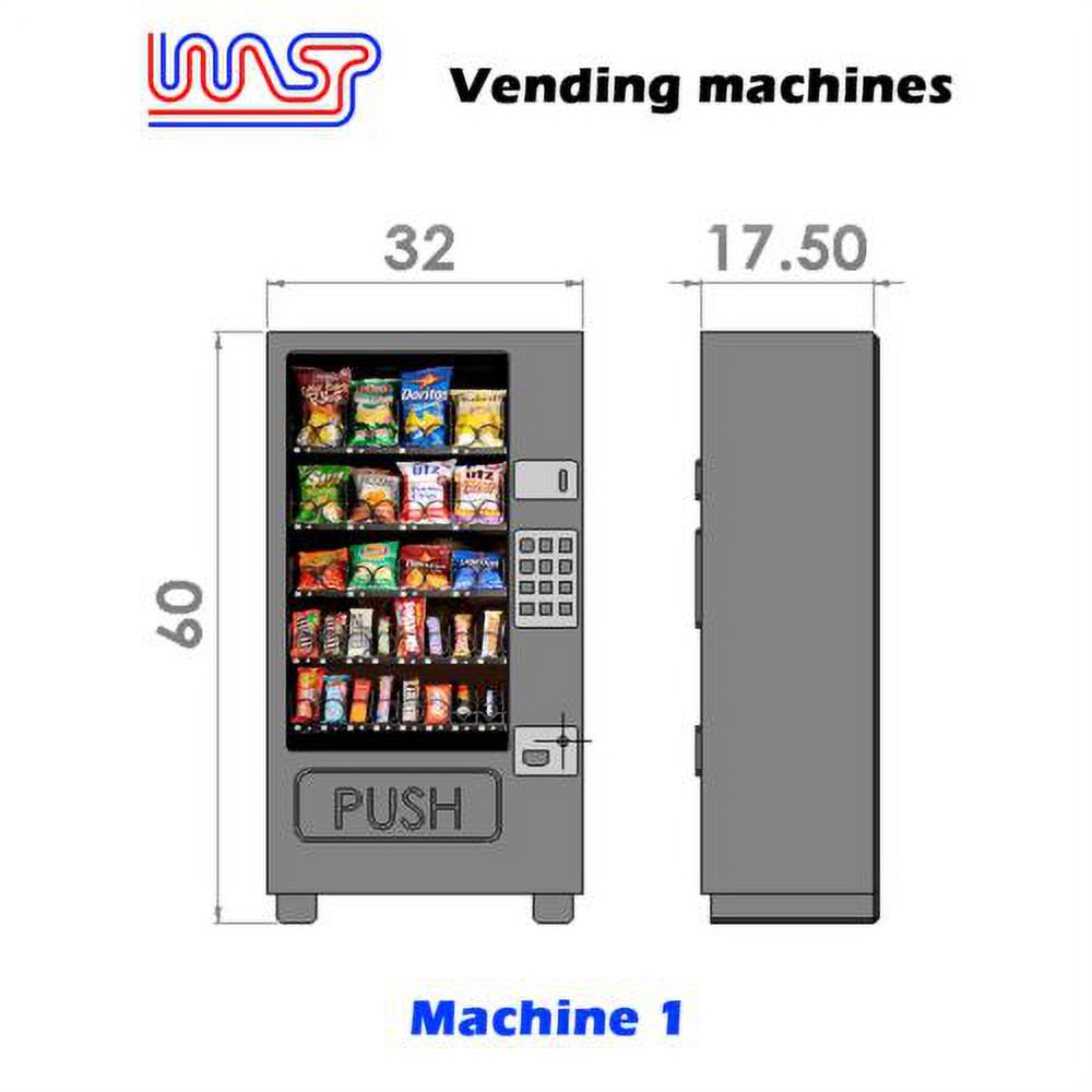 Slot Car Scenery Vending Machine Set of 3 1:32 Scale new WASP set 1