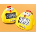 thumbnail image 1 of Temporizador de huevos de dibujos animados de pollo amarillo, reloj mecánico para cocinar huevos, temporizador de cuenta atrás para cocinar, gestión de suministros de herramientas de cocina, 1 of 5