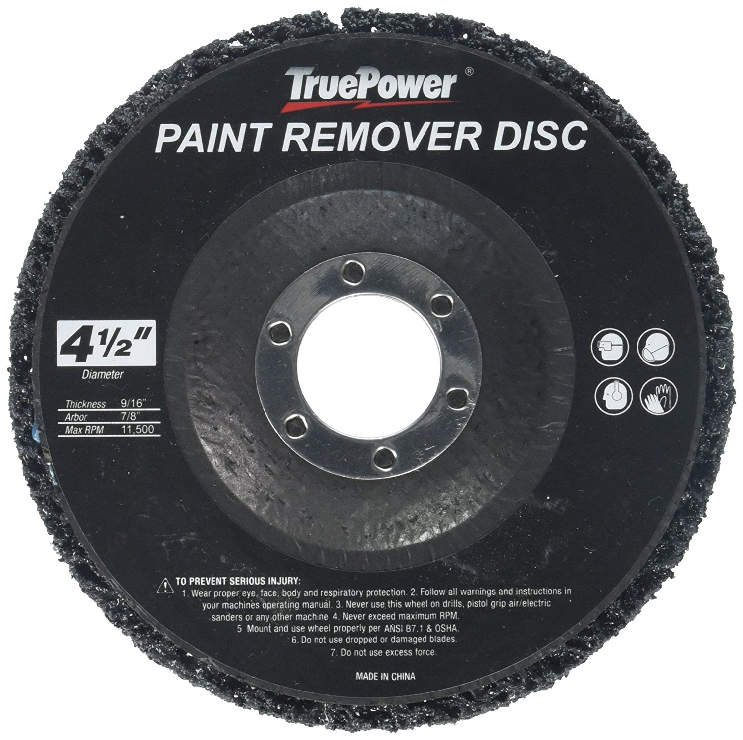 2 PACK PAINT & RUST REMOVER GRINDER WHEEL DISC FOR 41/2" ANGLE
