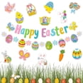 thumbnail image 4 of Easter Party Decoration Bunny Carnival Banner Rabbit Egg Patch Garland for Festive Spring Holiday Decor Reusable Indoor Outdoor Celebration Supplies, 4 of 5