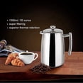 thumbnail image 5 of French Press Coffee Maker, 50-Ounce, 304 Stainless Steel Insulated Coffee Press with Extra Screen, 5 of 5