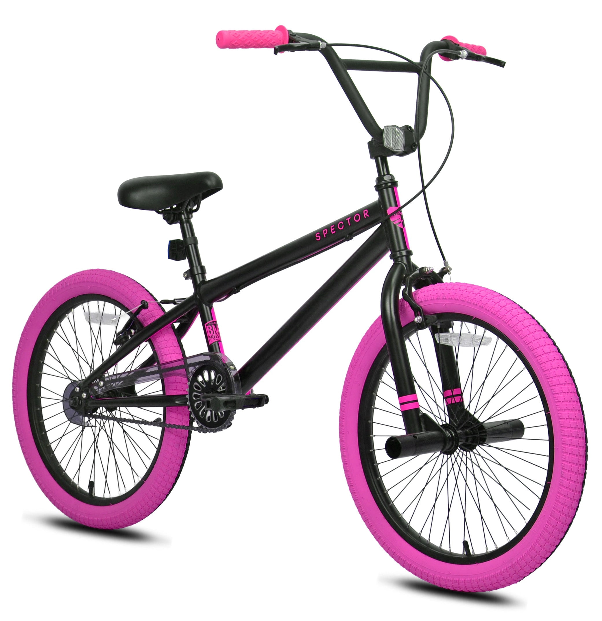20" Kent Spector Bicycle, Fits Rider 4'2" - 5', Black/Pink, Child/Tween/Teen, Unisex