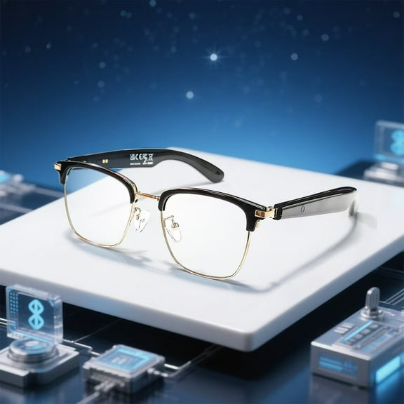GT33 intelligent wireless automatic on/off anti blue light glasses, metal spring hinge design, AI translation glasses for listening to music and making calls