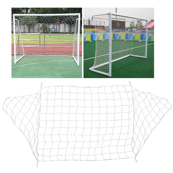 HOOWIFFY 2Pcs Outdoor Sports Net Portable Football Soccer Goal Post for Football Sporters Backyard Practice for Fan Gear