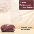thumbnail image 3 of 5M Meat Netting Roll,Size 18,Smoked Poultry Ham Butcher Twine Net Roll Wrapping Net,Beef, 3 of 6